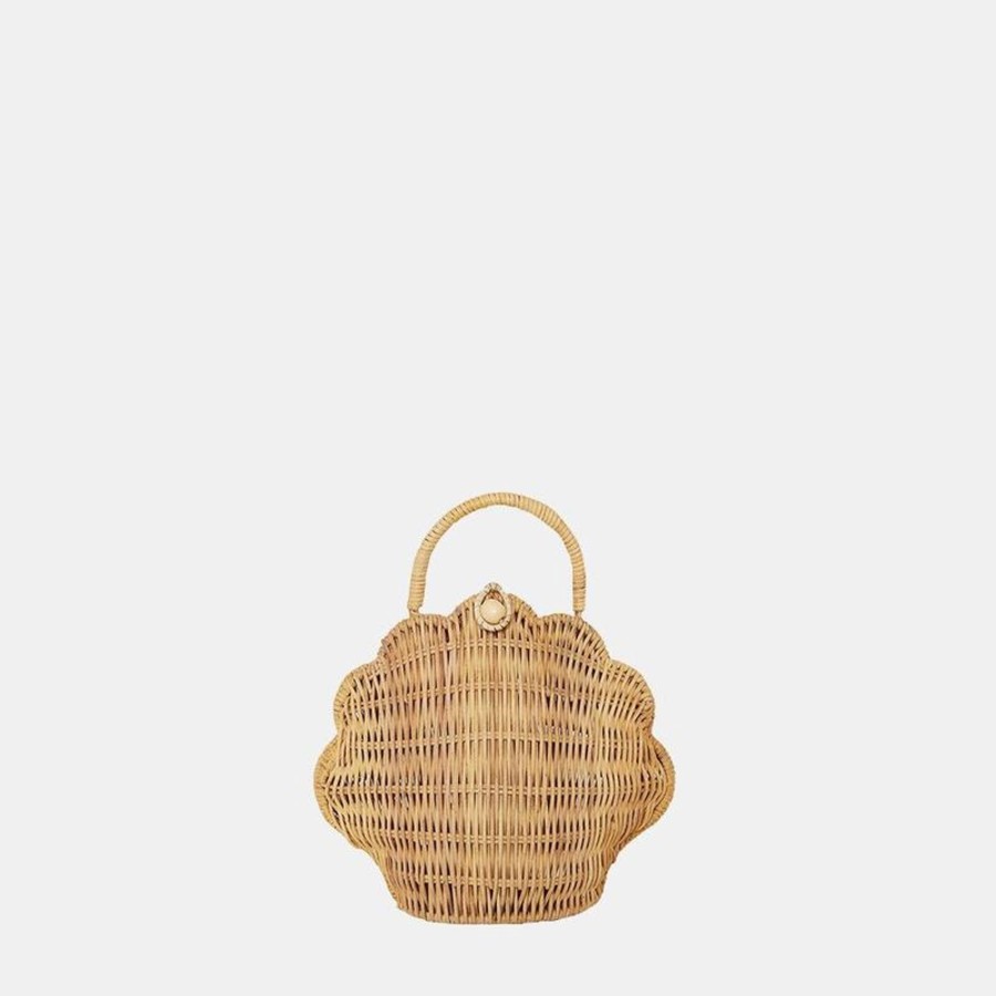 Accessories Chevron Down Icon Olli Ella | Olli Ella Shell Bag Straw