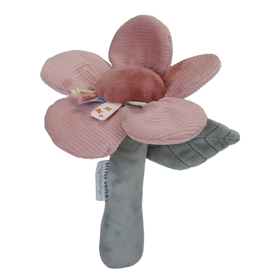 Toys Little Dutch Gifts Under £25 | Little Dutch Rattle Toy Flower Pink