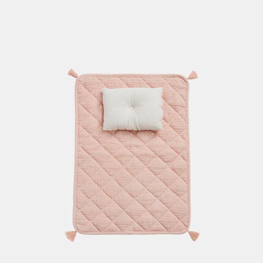 Toys Olli Ella Gifts Under £25 | Olli Ella Strolley Bedding Set Rose