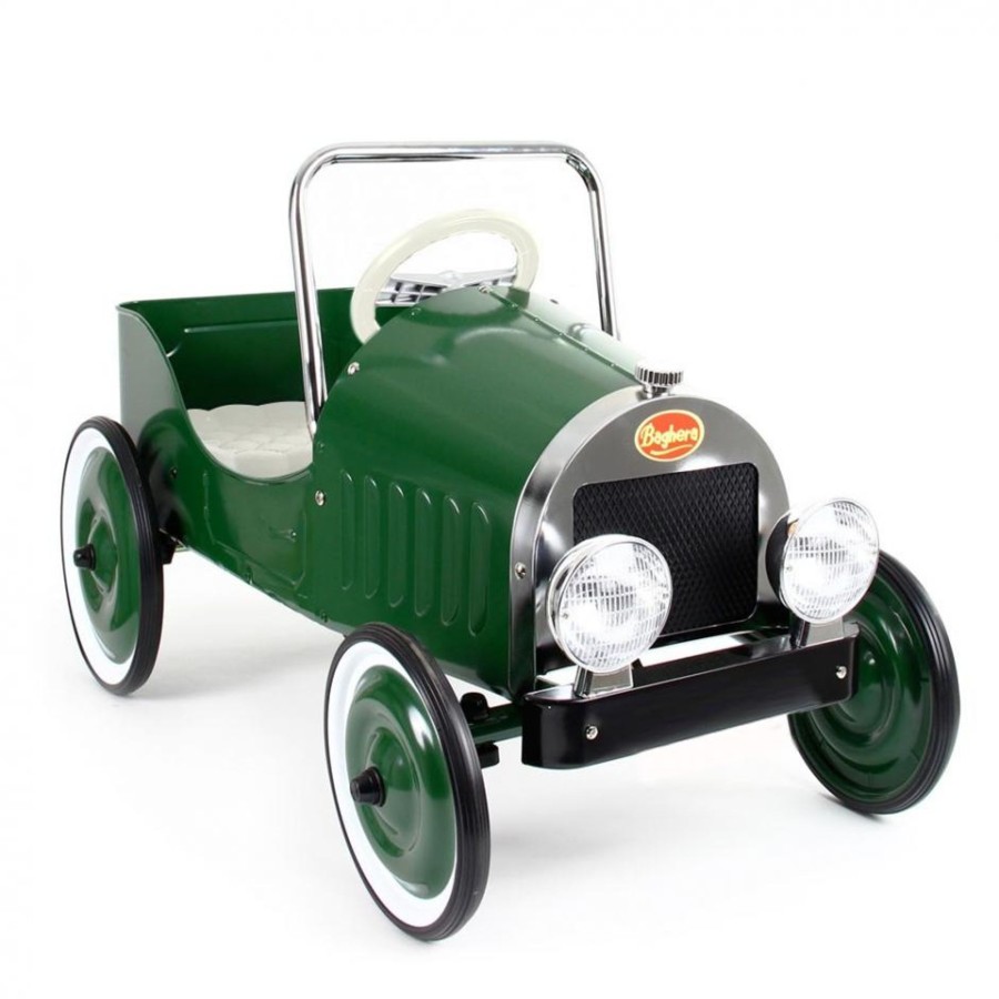 Toys Baghera Walkers, Prams, Trikes, Ride On Cars | Baghera Classic Green Pedal Car