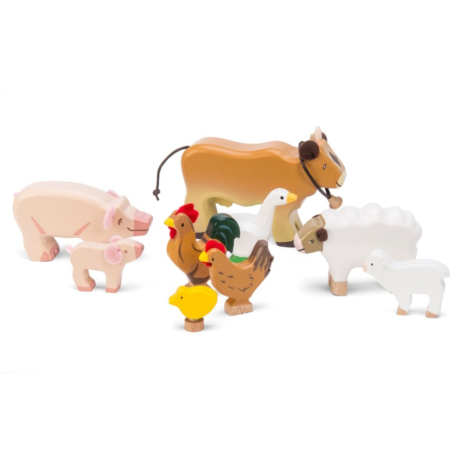 Toys Le Toy Van Pirates, Castles And Farms | Le Toy Van Wooden Farm Animals