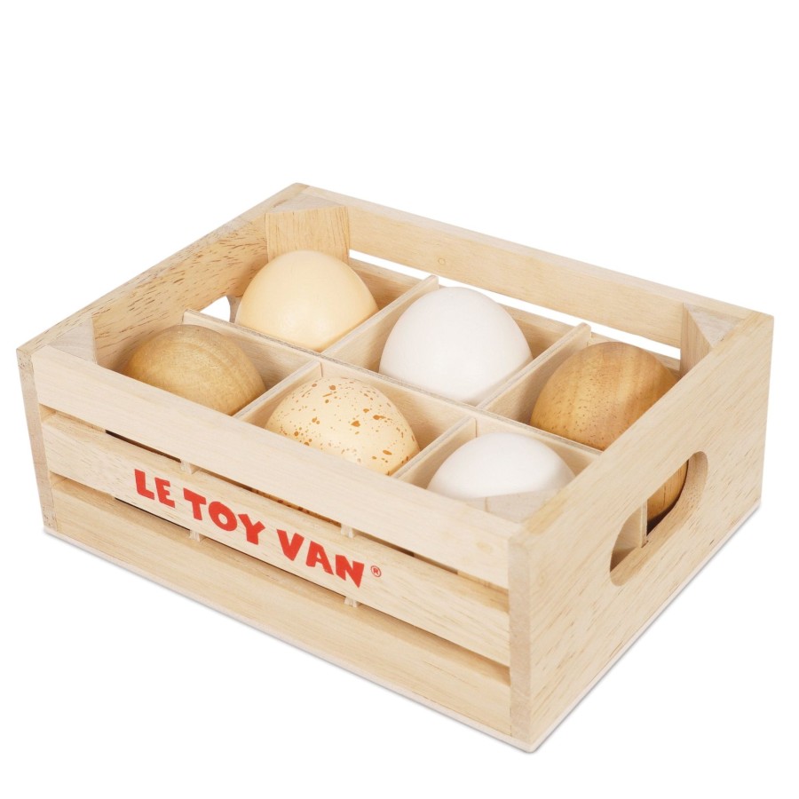 Toys Le Toy Van Wooden Play Food | Le Toy Van Farm Eggs