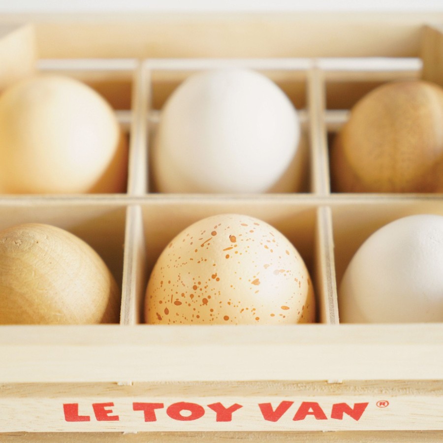 Toys Le Toy Van Wooden Play Food | Le Toy Van Farm Eggs