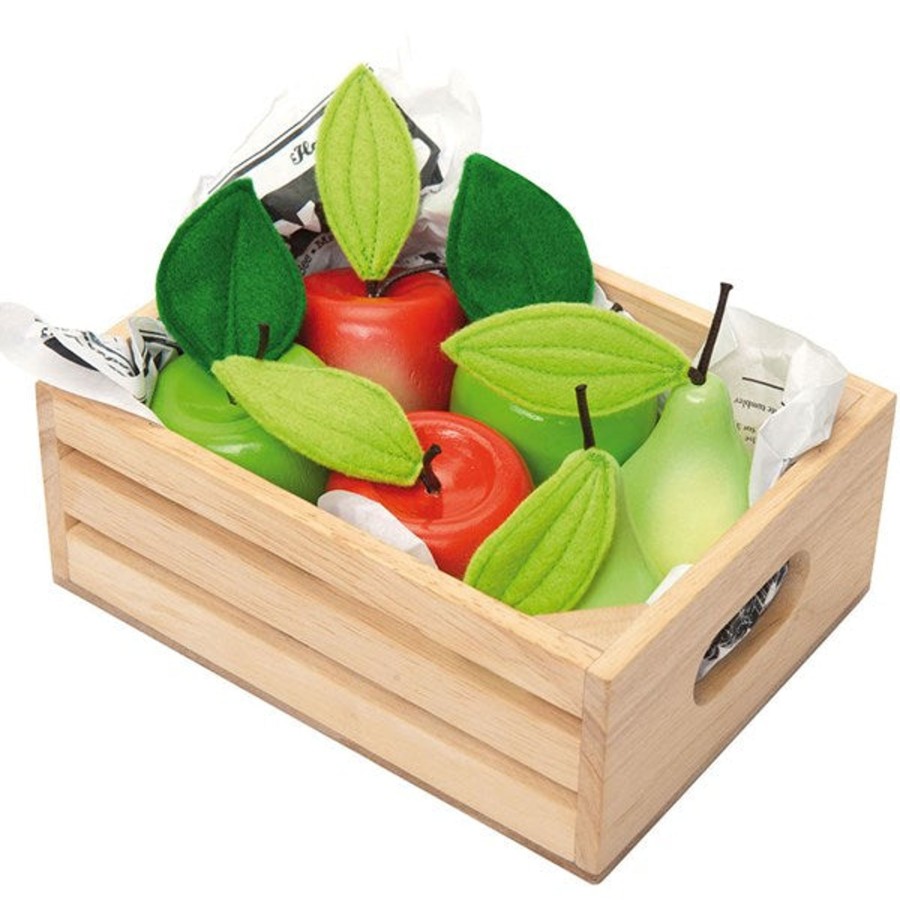 Toys Le Toy Van Wooden Play Food | Le Toy Van Apples & Pears Market Crate