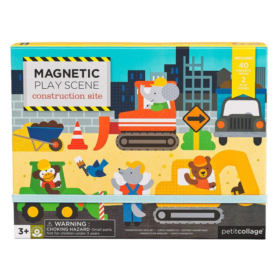 Toys Petit Collage Pre-School | Petit Collage Magnetic Play Scene Construction