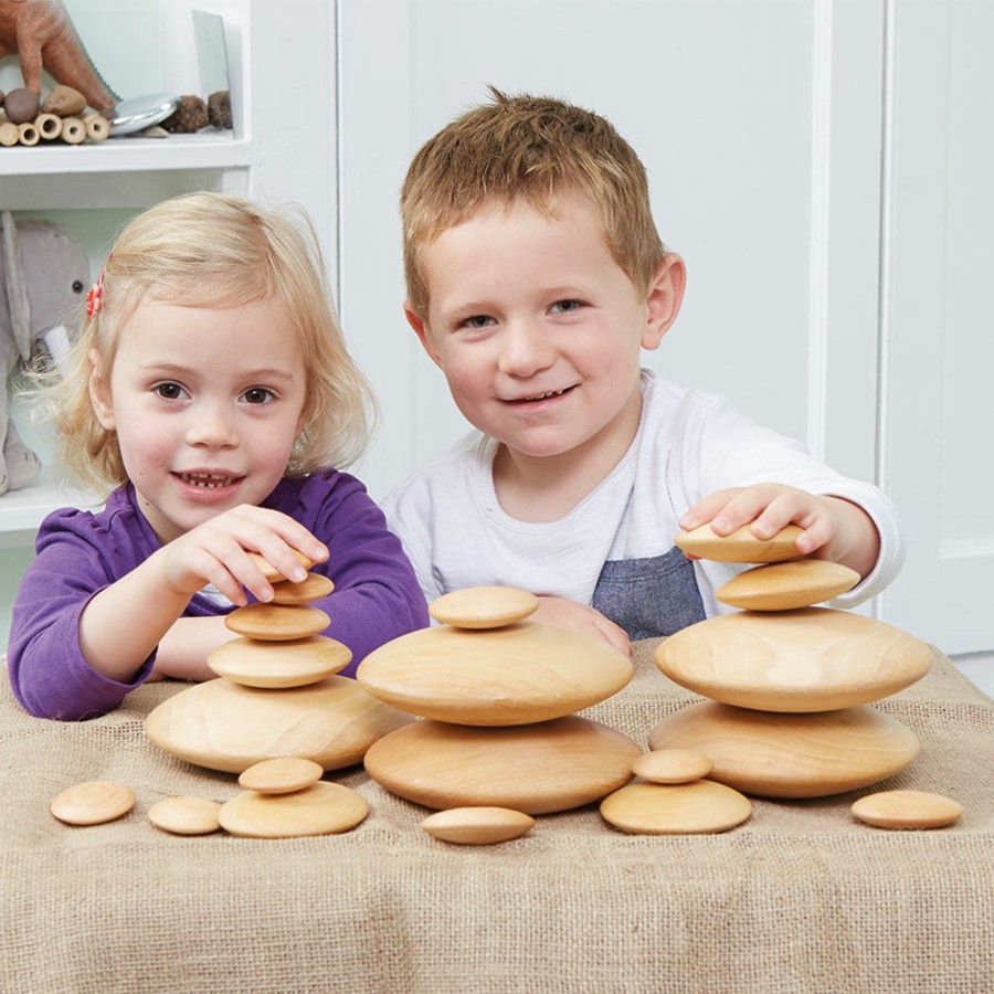 Toys Bigjigs Toys Pre-School | Bigjigs Stacking Pebbles