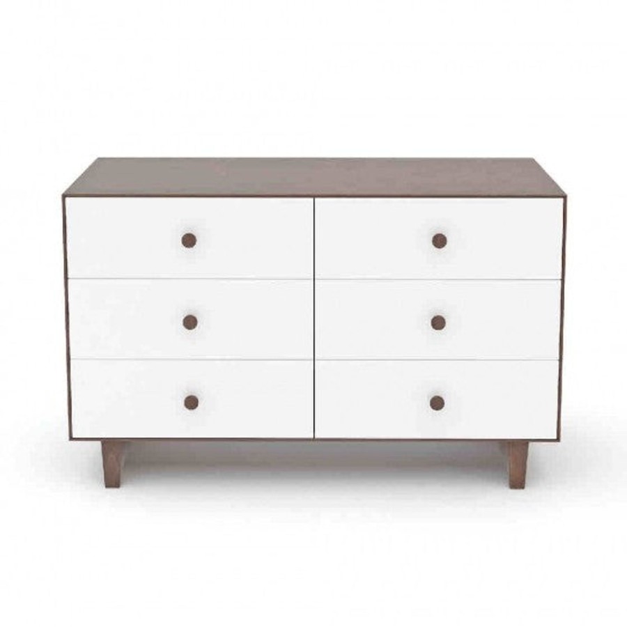 Interiors Chevron Down Icon Oeuf NYC | Oeuf Nyc Rhea 6 Drawer Dresser Walnut