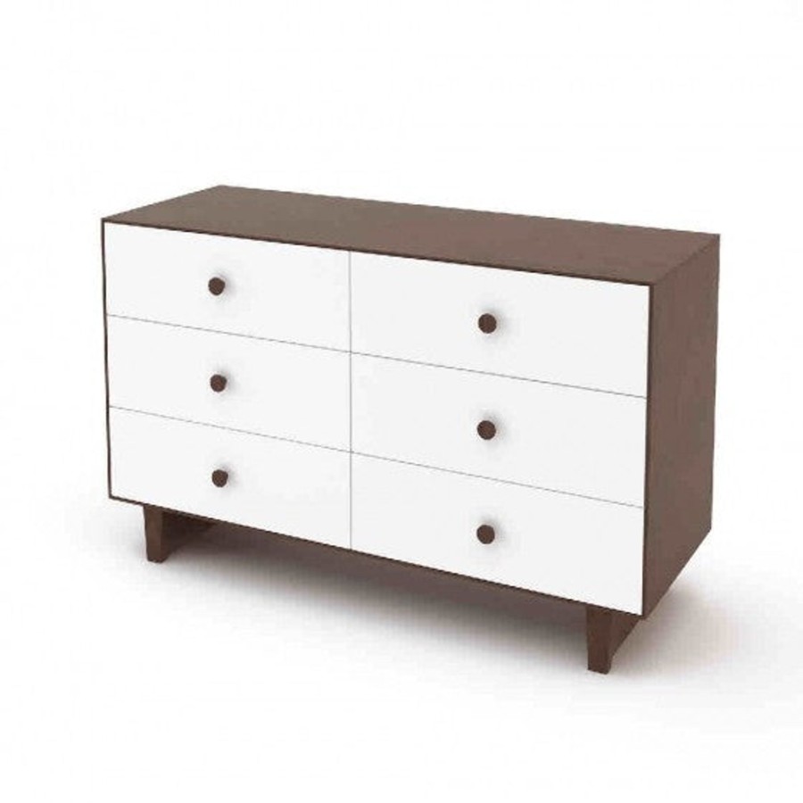 Interiors Chevron Down Icon Oeuf NYC | Oeuf Nyc Rhea 6 Drawer Dresser Walnut