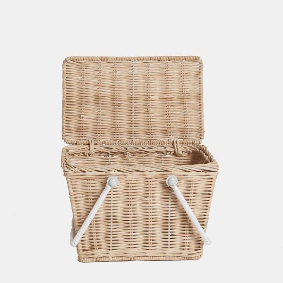 Interiors Chevron Down Icon Olli Ella | Olli Ella Piki Basket Straw