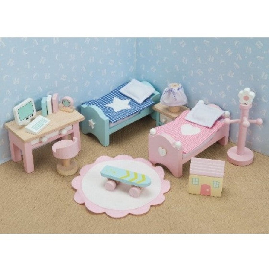 Toys Le Toy Van Wooden Dolls House Furniture | Le Toy Van Daisylane Children'S Bedroom