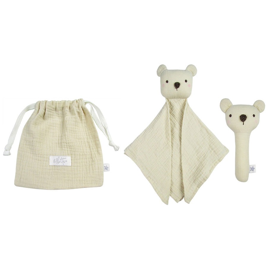 Toys Albetta Rattles & Musicals | Albetta Cuddle Set Bear