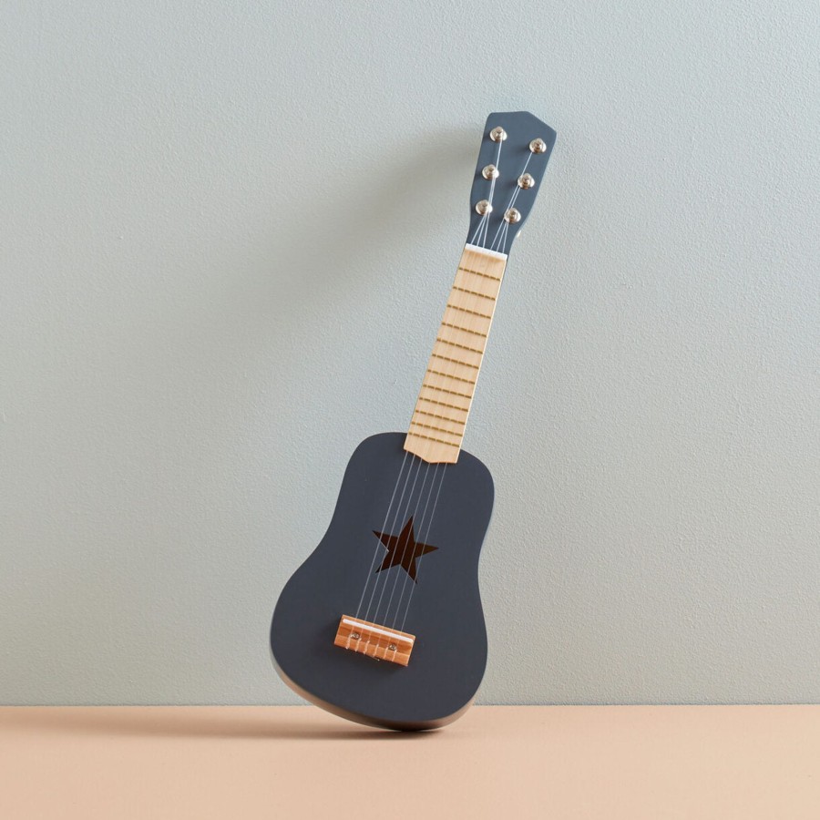 Toys Kids Concept Pre-School | Kids Concept Guitar Dark Grey