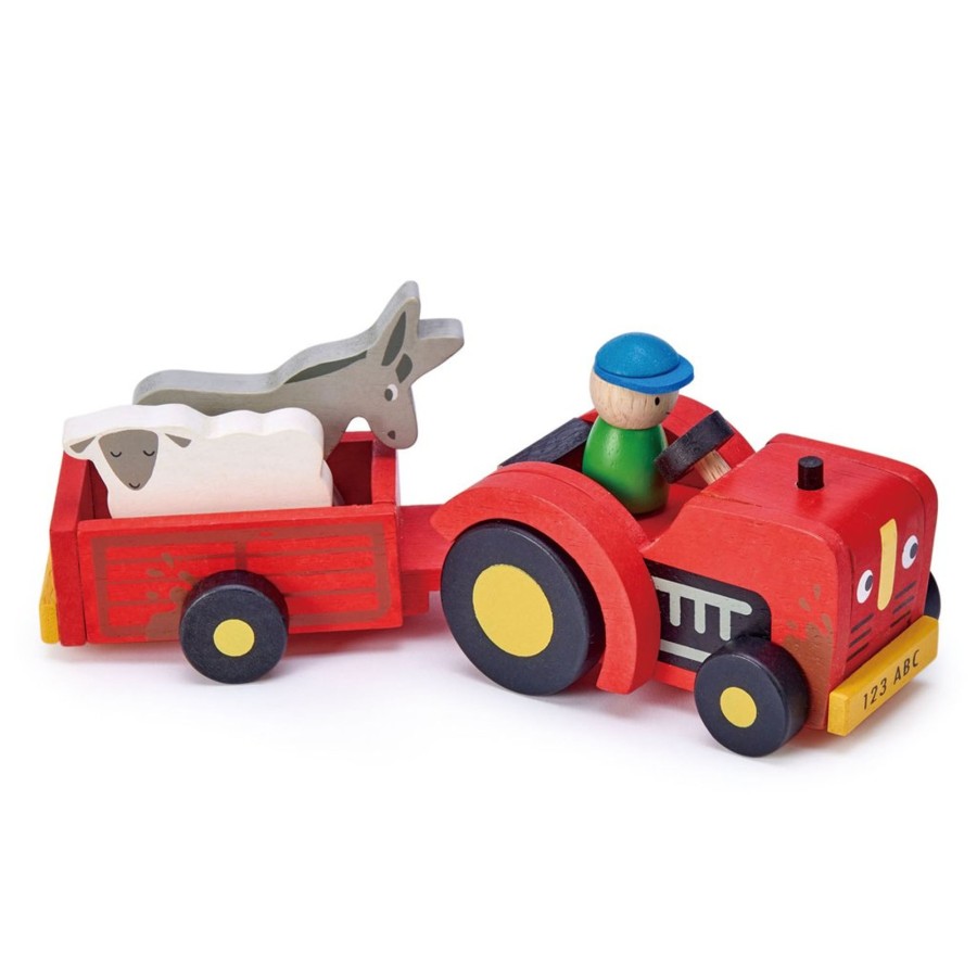 Toys Tender Leaf Toys Gifts Under £25 | Tender Leaf Toys Tractor And Trailer