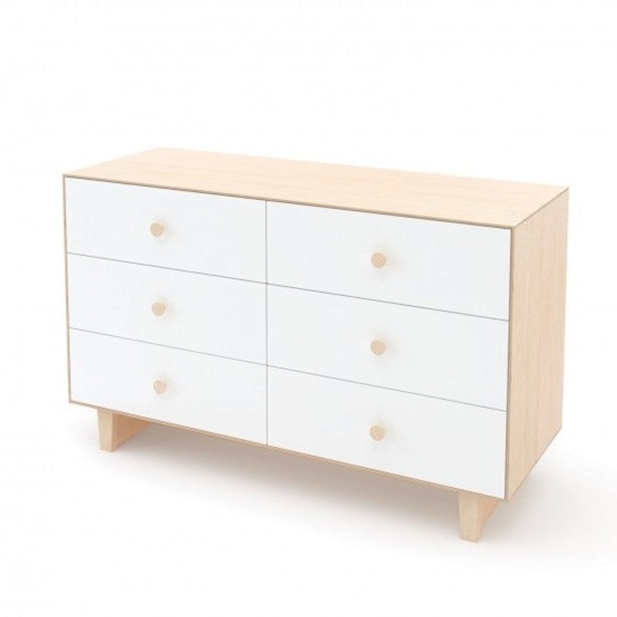 Interiors Chevron Down Icon Oeuf NYC | Oeuf Nyc Rhea 6 Drawer Dresser Birch