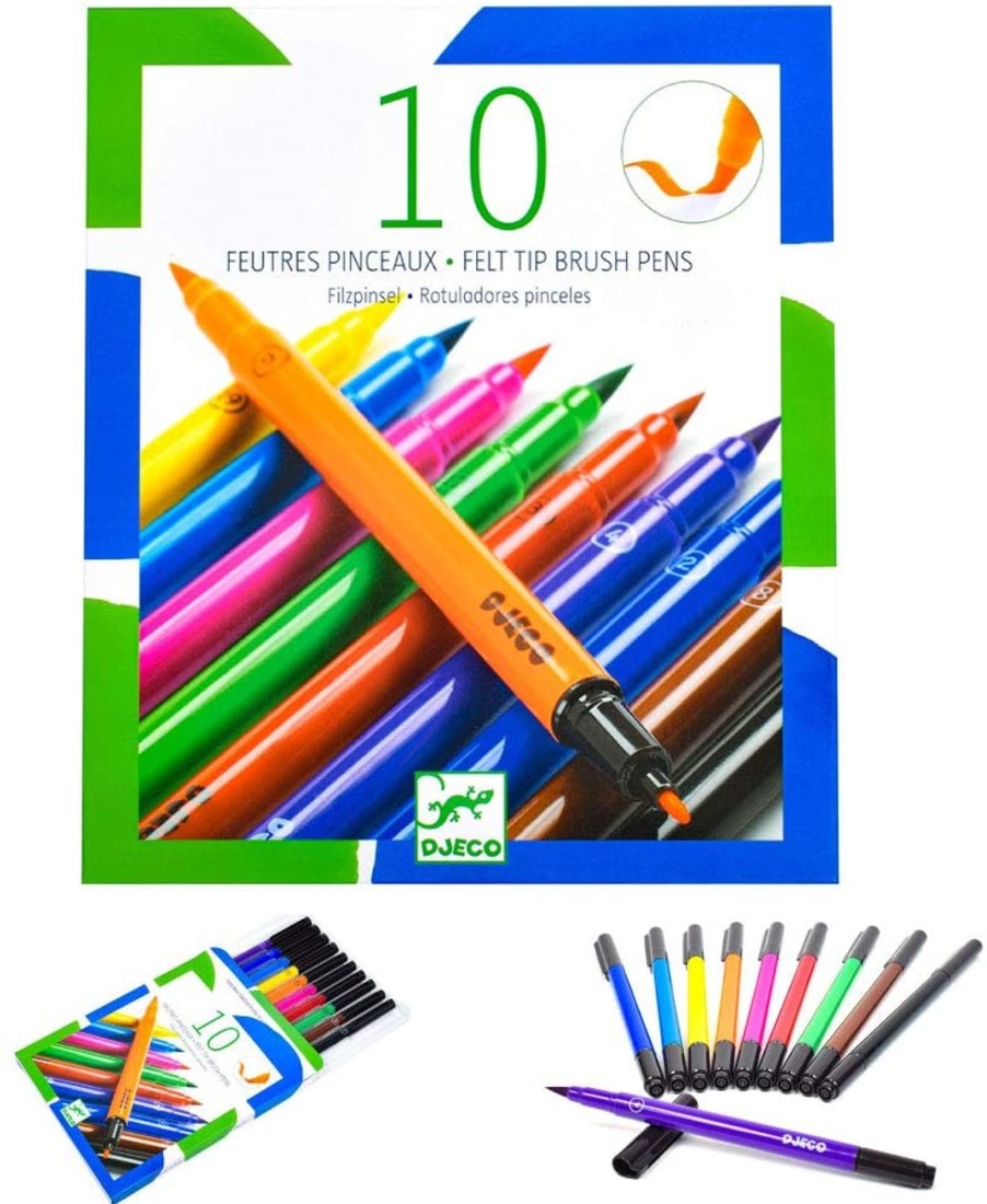 Arts & Craft Chevron Down Icon Djeco | Djeco Felt Tip Pens Classic Colours