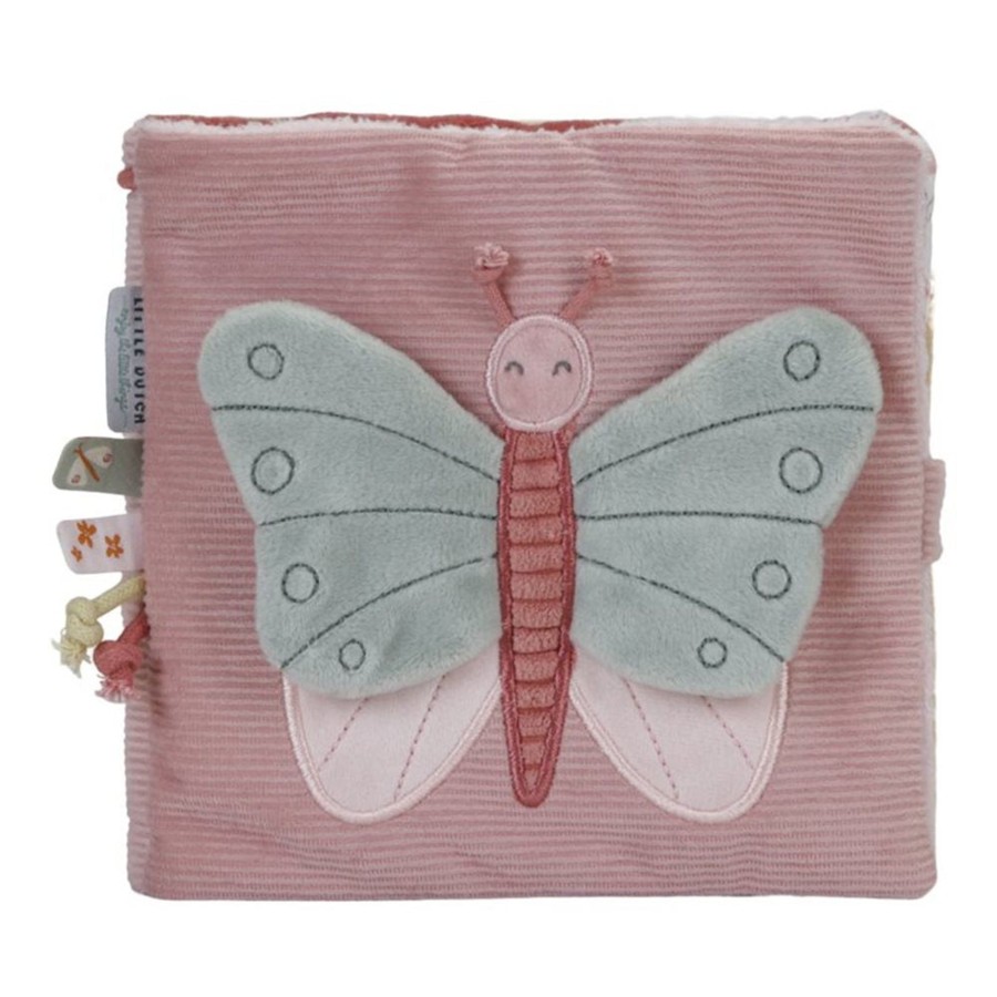 Toys Little Dutch Gifts Under £25 | Little Dutch Soft Activity Book Flowers & Butterflies