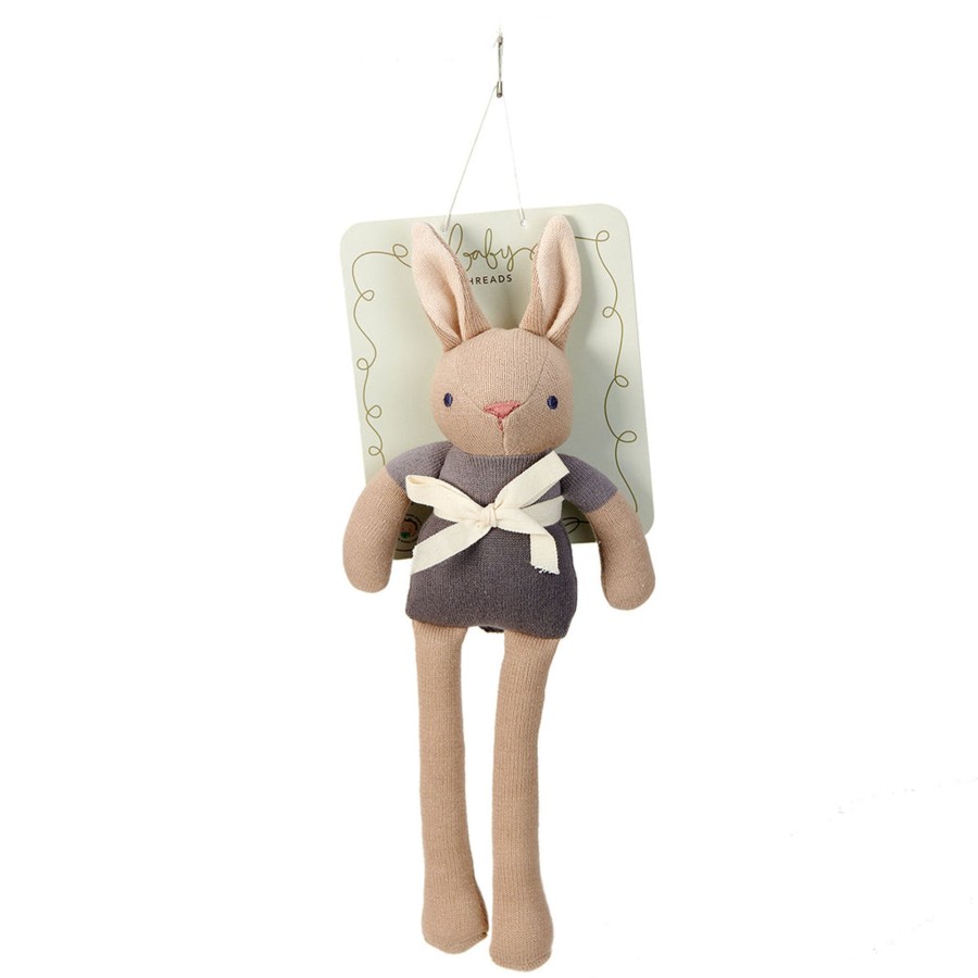 Toys Tender Leaf Toys Gifts Under £25 | Threadbear Designs Baby Threads Taupe Bunny Doll