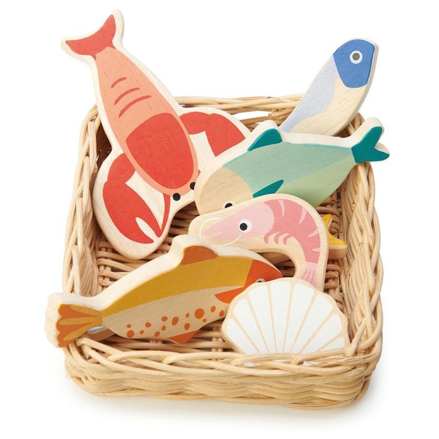 Toys Tender Leaf Toys Pre-School | Tender Leaf Toys Seafood Basket