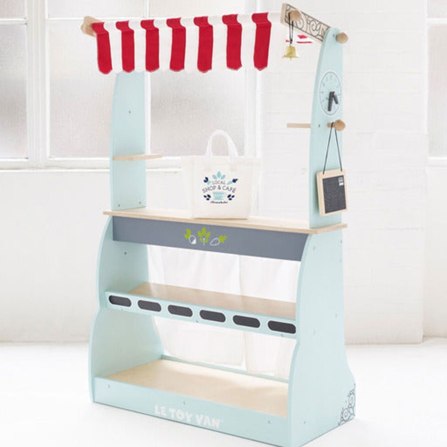 Toys Le Toy Van Wooden Toy Kitchens | Le Toy Van Honeybake Shop And Cafe