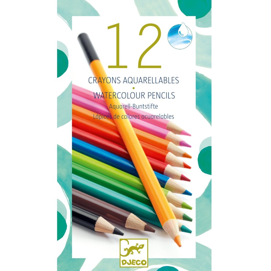 Toys Djeco Gifts Under £25 | Djeco 12 Watercolour Pencils