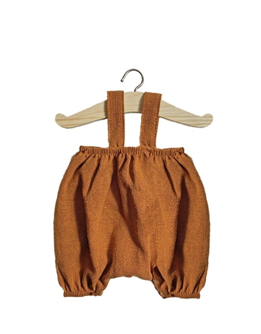 Toys Minikane Dolls | Minikane Kim Cognac Linen Bloomer