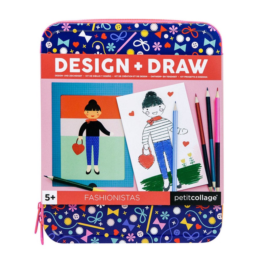 Toys Petit Collage Gifts Under £25 | Petit Collage Design + Draw Fashionistas