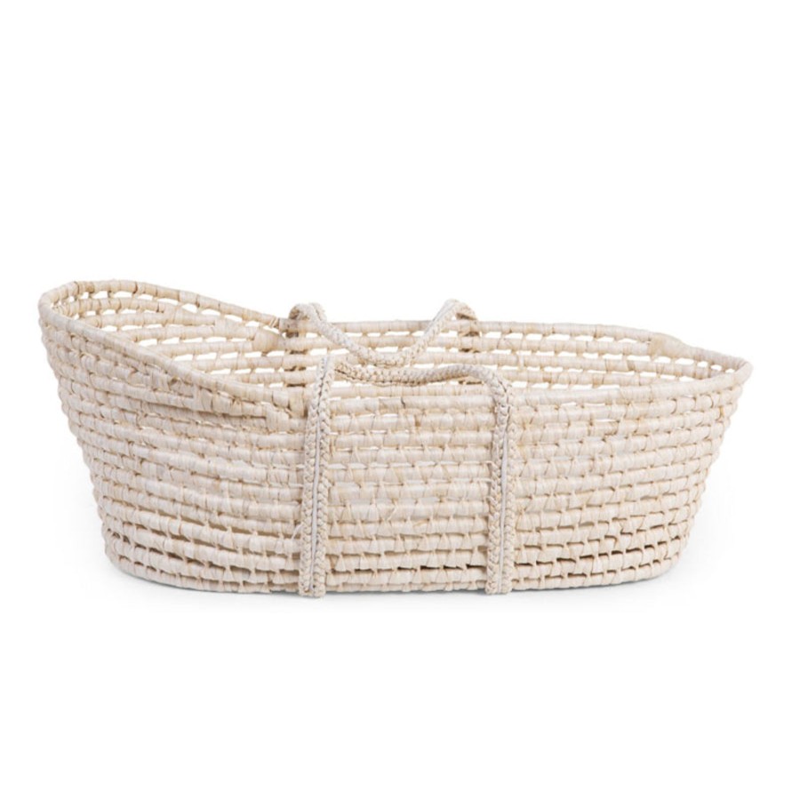 Interiors Chevron Down Icon Childhome | Natural Wicker Moses Basket