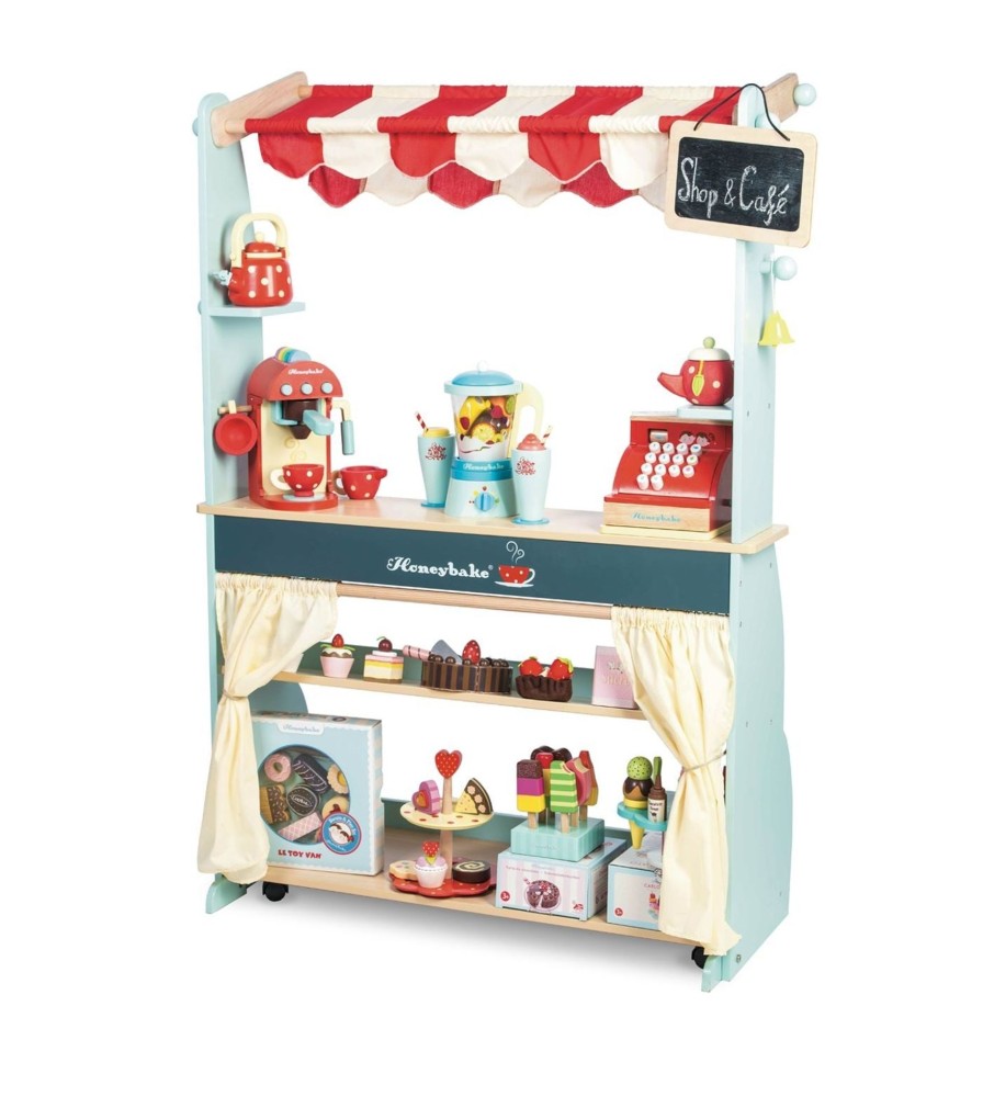 Toys Le Toy Van Wooden Toy Kitchens | Le Toy Van Honeybake Shop And Cafe - Bundle