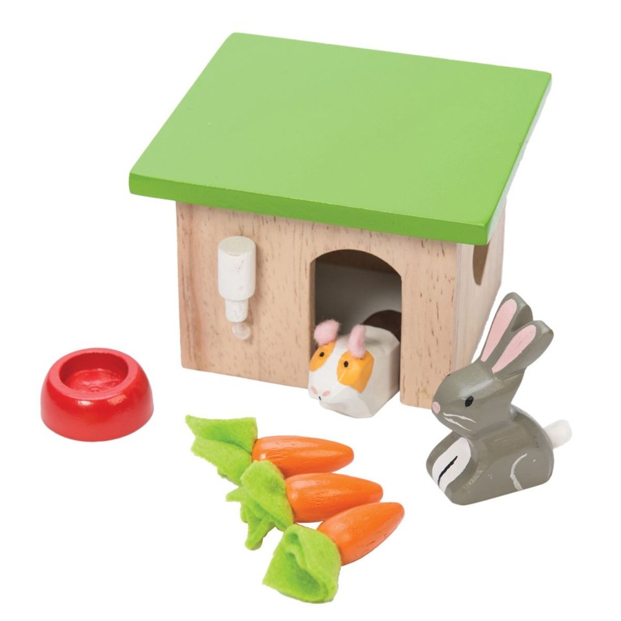 Toys Le Toy Van Dolls House Dolls And Accessories | Le Toy Van Bunny And Guinea Set