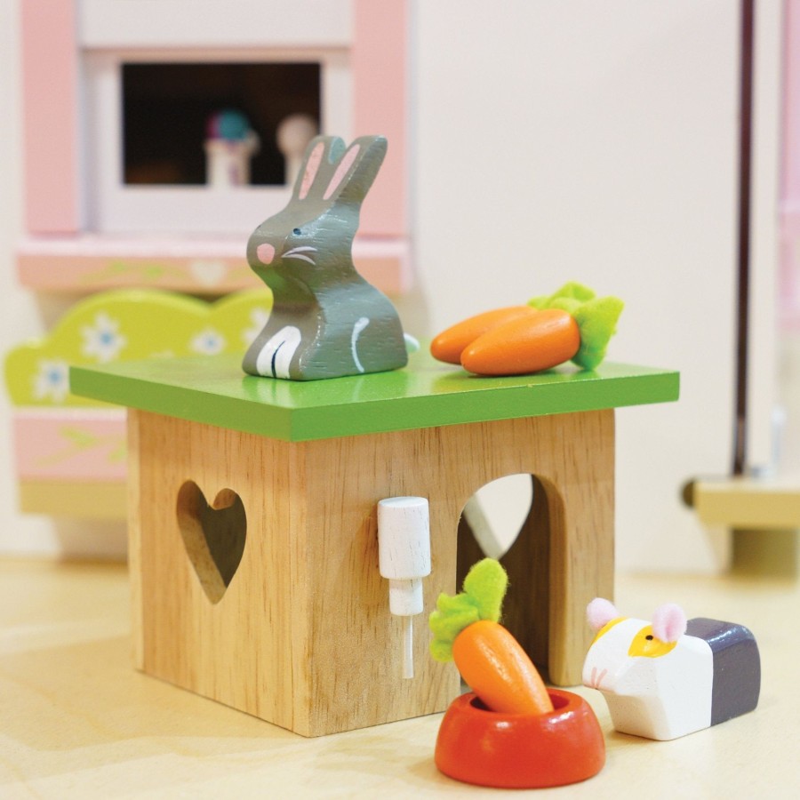 Toys Le Toy Van Dolls House Dolls And Accessories | Le Toy Van Bunny And Guinea Set