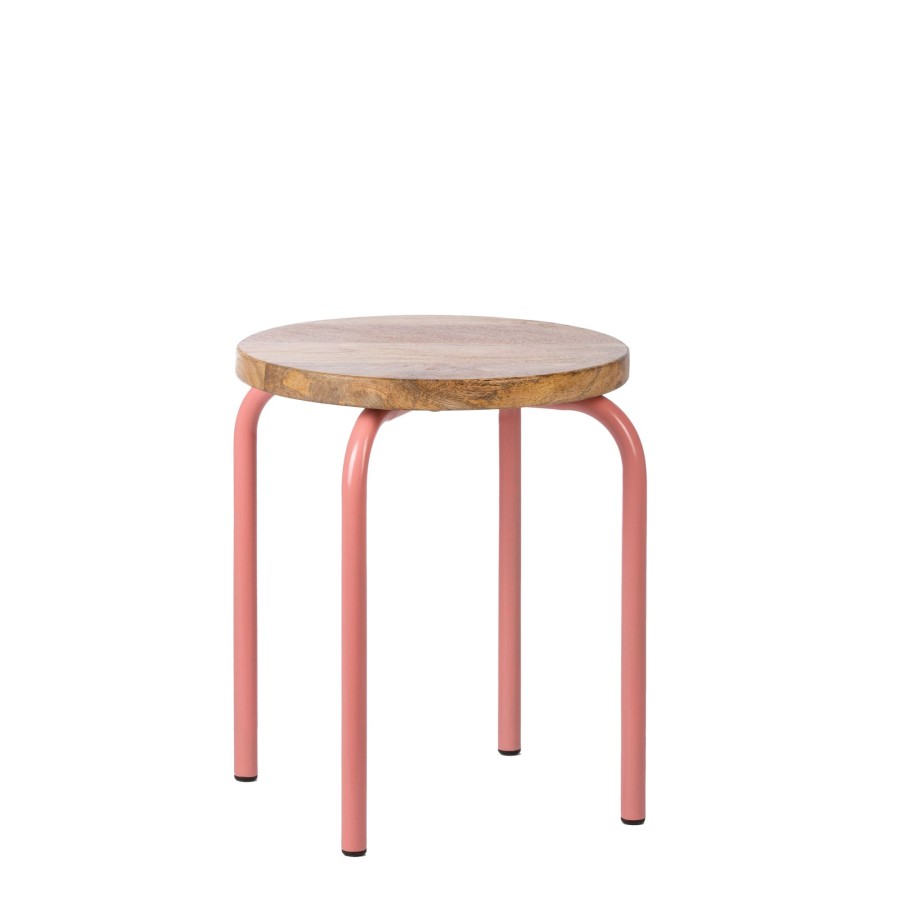 Interiors Chevron Down Icon kids depot | Kids Depot Circle Stools Set Rose