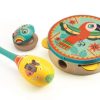 Toys Djeco Rattles & Musicals | Djeco Animamo Set Of 3 Wooden Instruments