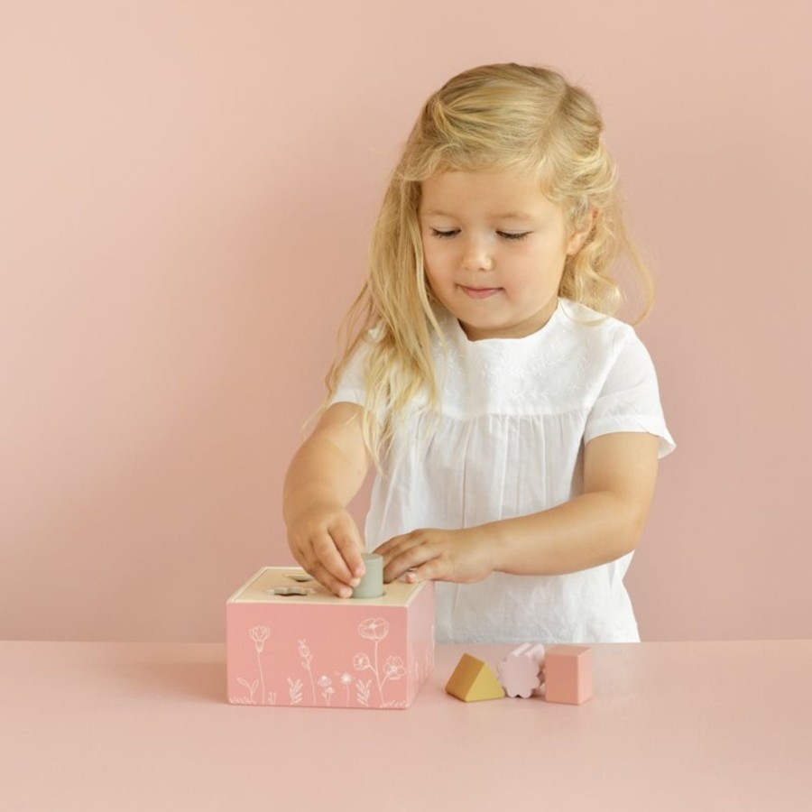 Toys Little Dutch Gifts Under £25 | Little Dutch Wooden Shape Sorter Flowers