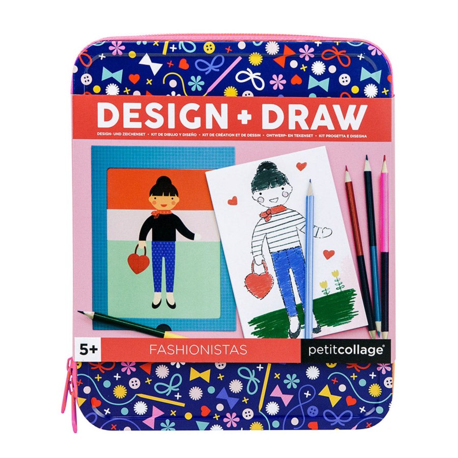 Toys Petit Collage Pre-School | Petit Collage Design + Draw Fashionistas