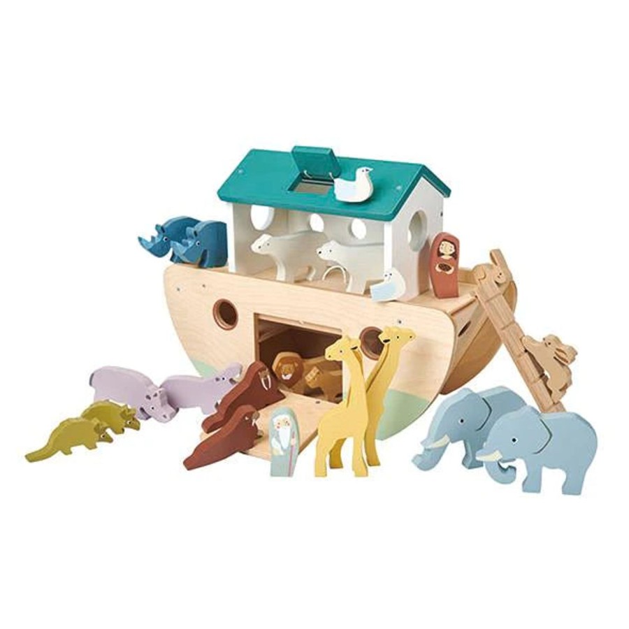 Toys Tender Leaf Toys Farms, Animals & Accessories | Tender Leaf Toys Noah'S Wooden Ark