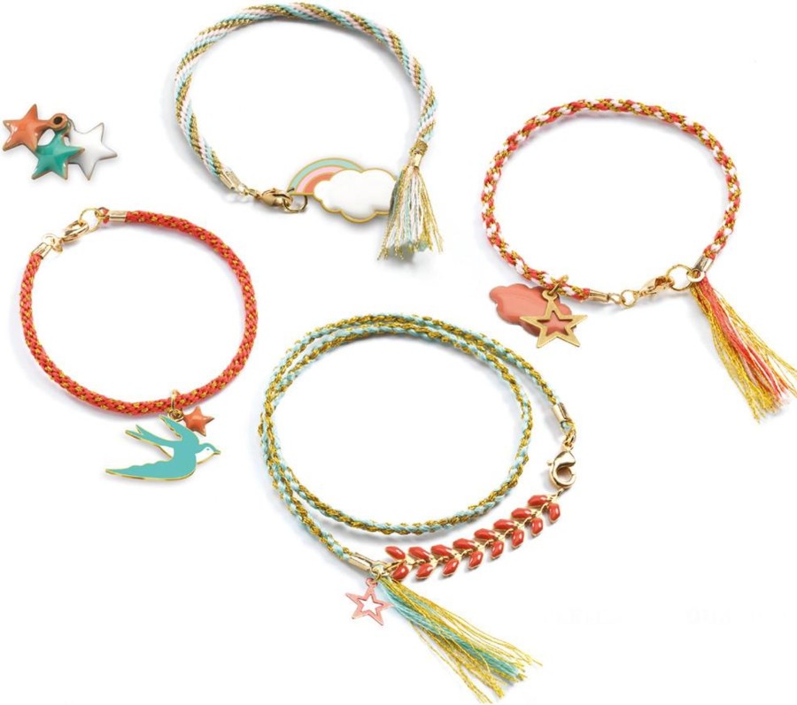 Toys Djeco Gifts Under £25 | Djeco Celeste Kumihimo Bracelets