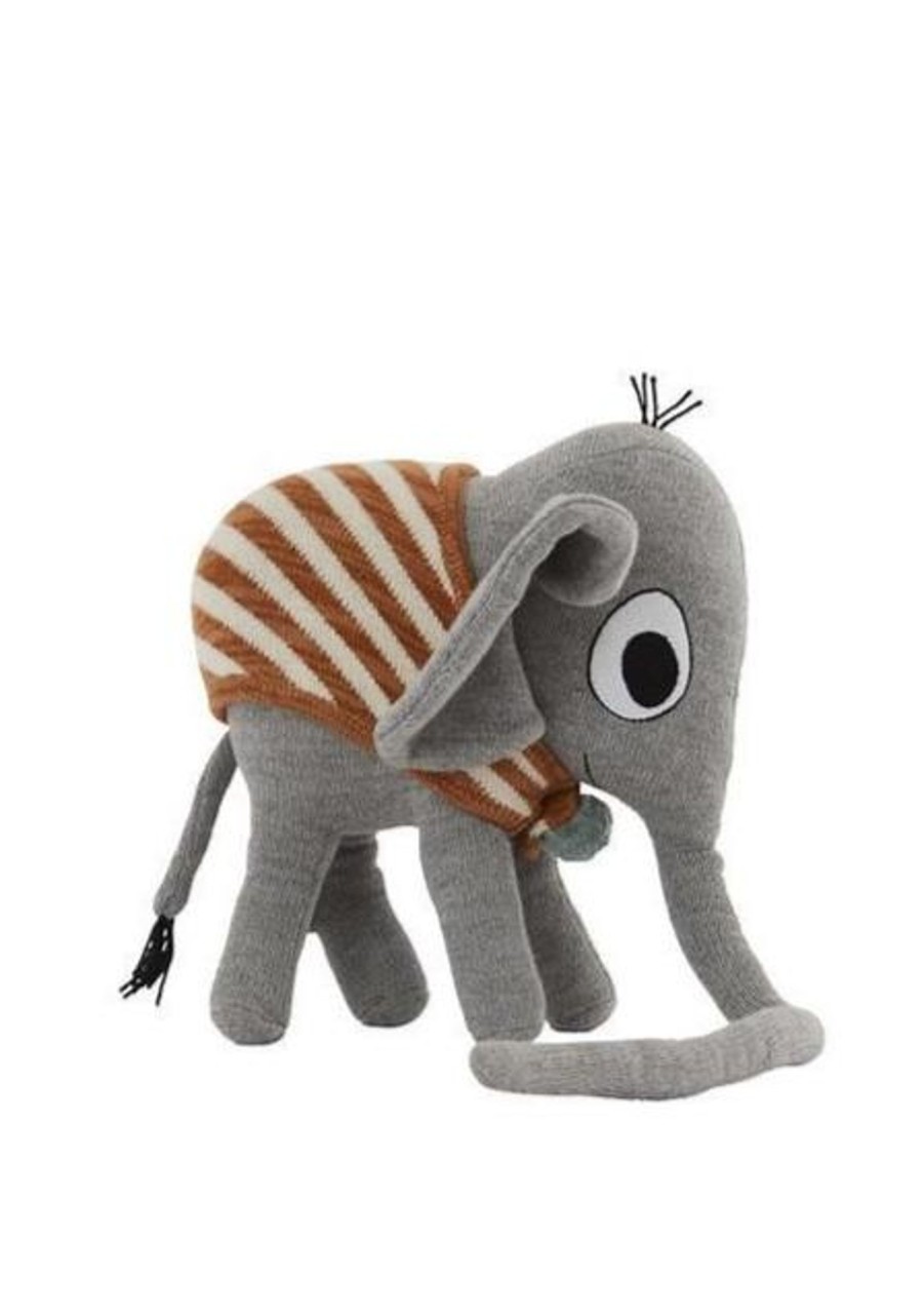 Interiors Chevron Down Icon OYOY | Oyoy Mini Henry Elephant Soft Toy