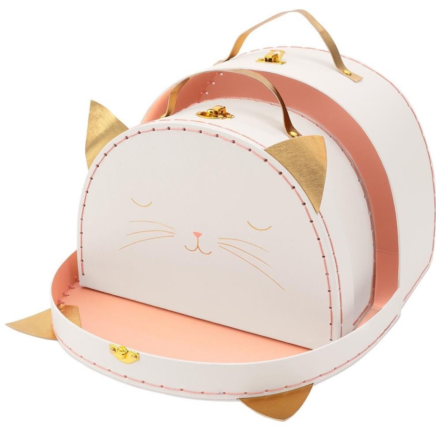 Toys Meri Meri Gifts Under £25 | Meri Meri Cat Suitcase Set