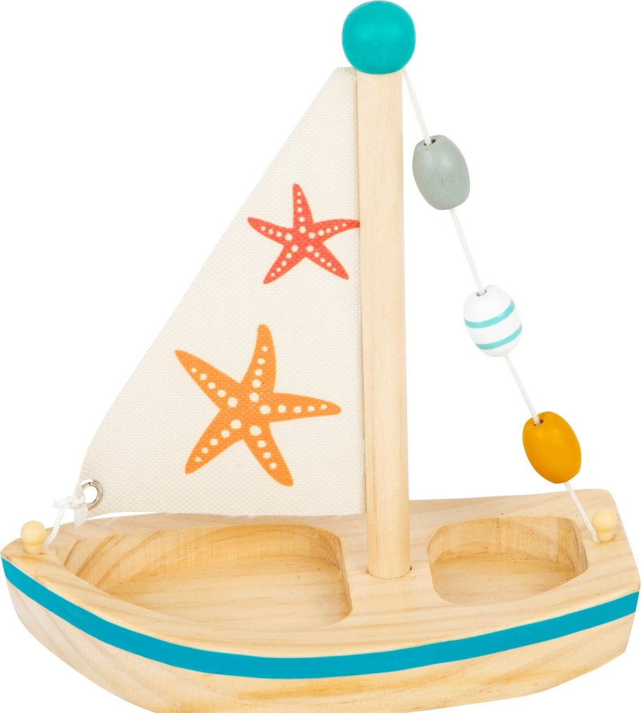 Toys Legler Bath Toys | Legler Water Toy Sailboat Starfish