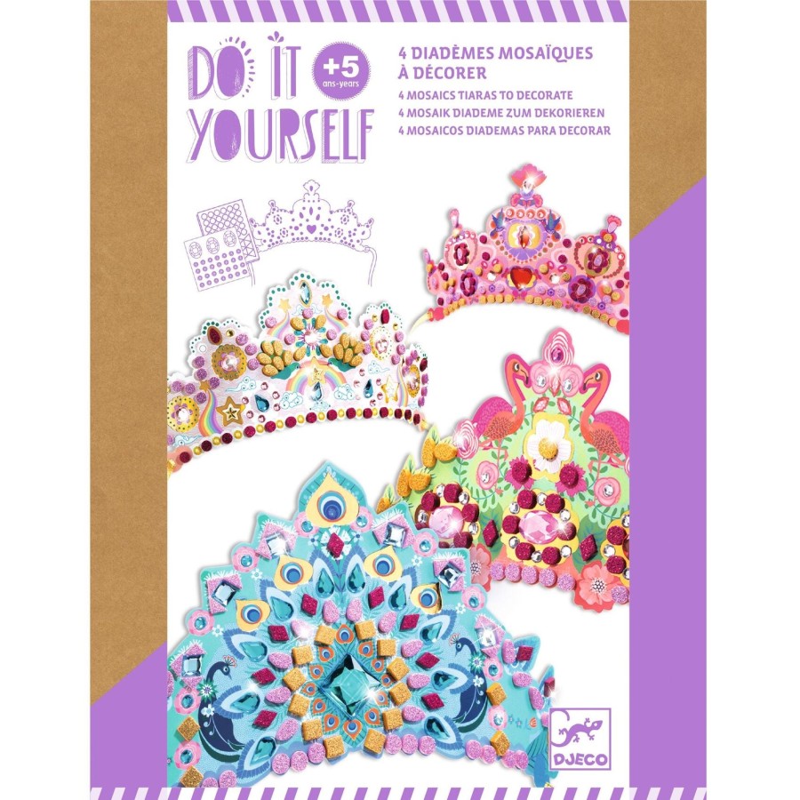 Arts & Craft Chevron Down Icon Djeco | Djeco Do It Yourself Mosiac Tiaras