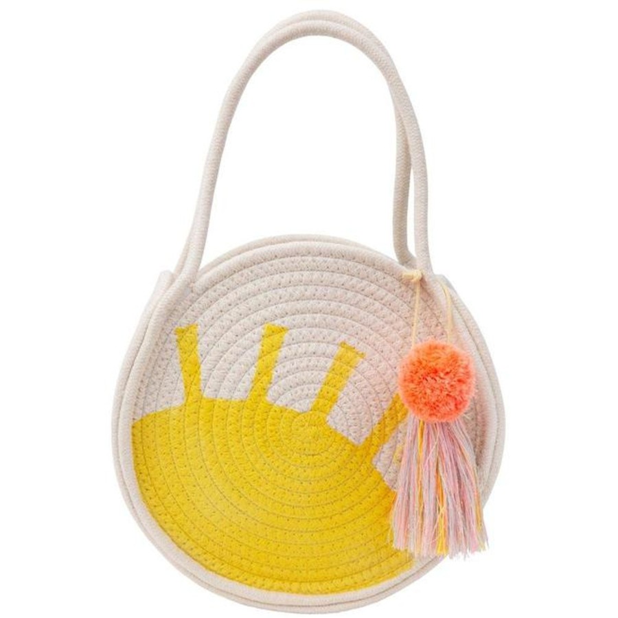 Accessories Chevron Down Icon Meri Meri | Meri Meri Sun Woven Cotton Rope Bag