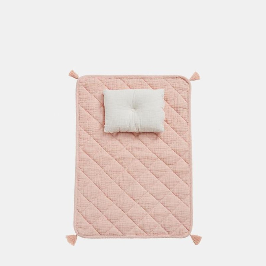 Toys Olli Ella Gifts Under £25 | Olli Ella Strolley Bedding Set Rose