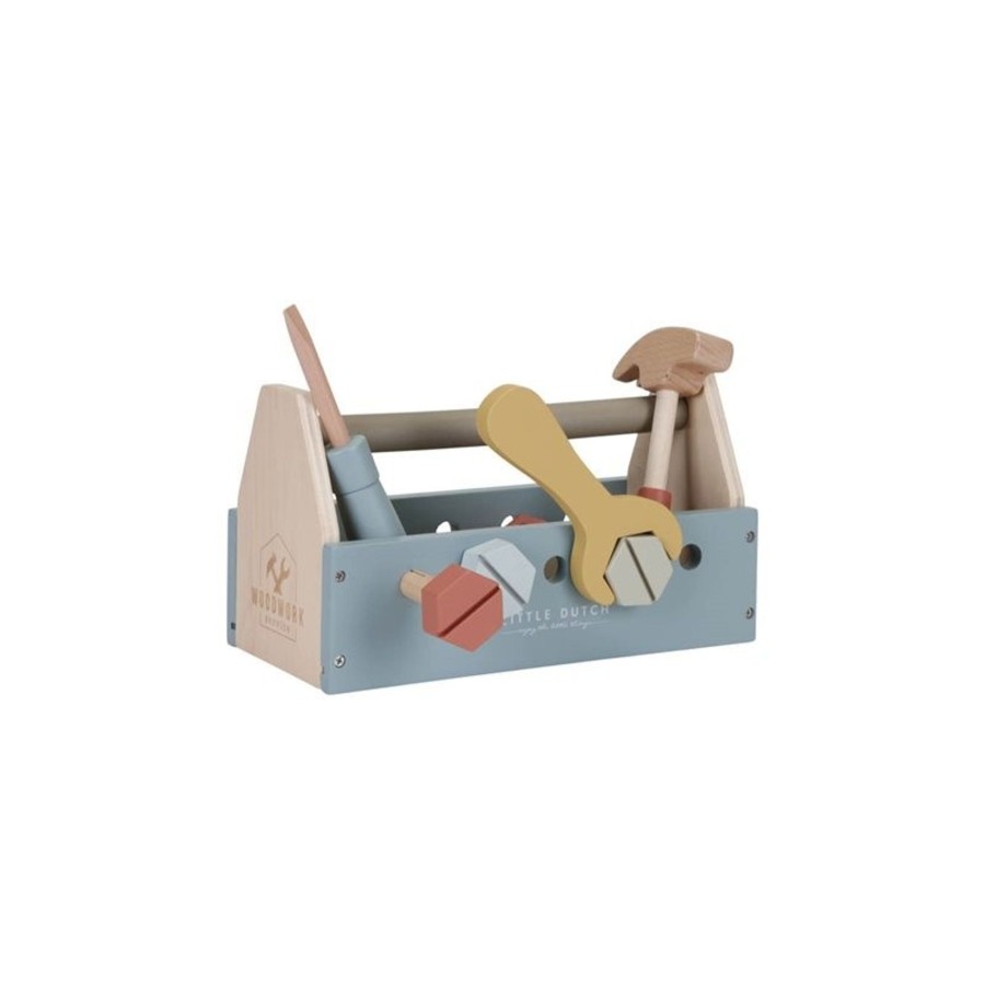 Toys Little Dutch Workbenches & Accessories | Little Dutch Wooden Toolbox