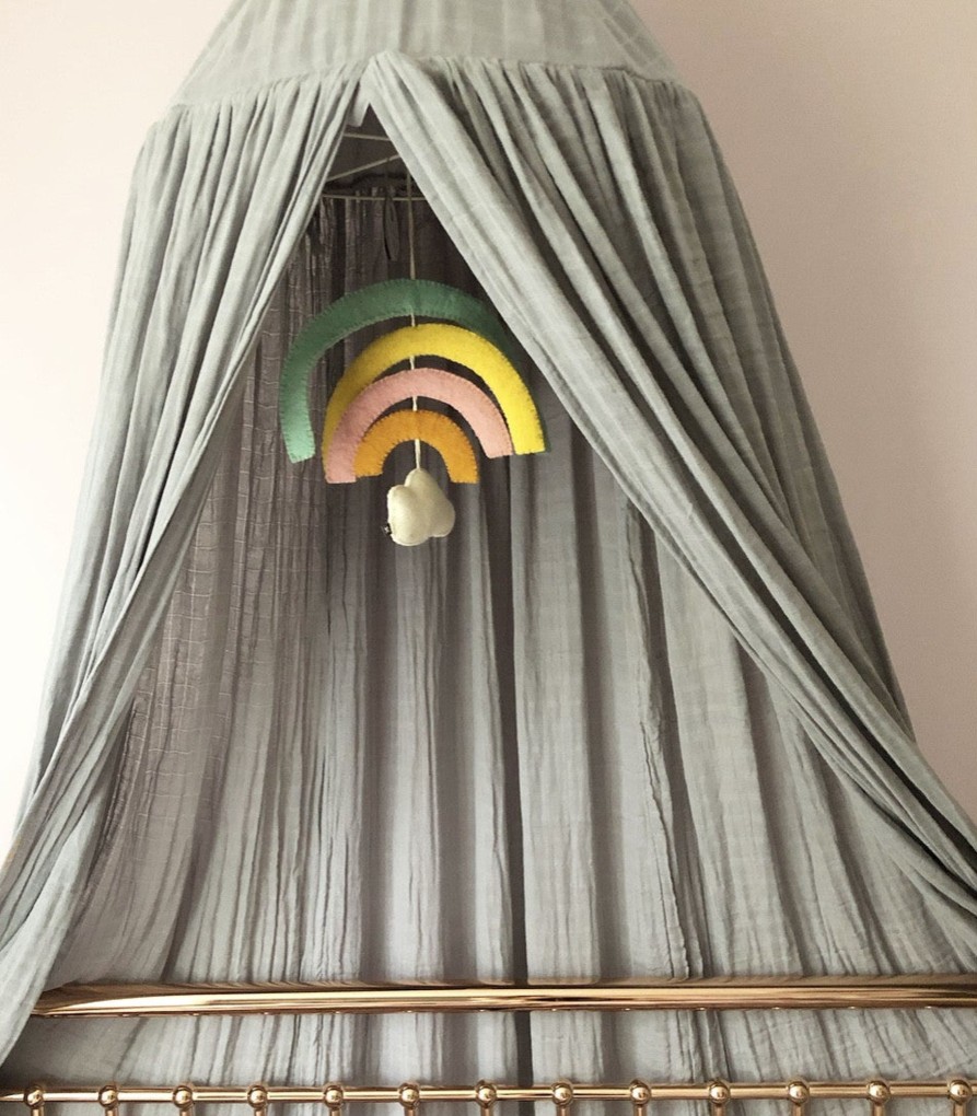 Interiors Chevron Down Icon Fiona Walker | Fiona Walker Pastel Rainbow Mobile