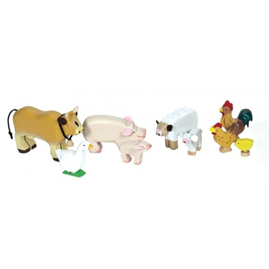 Toys Le Toy Van Farms, Animals & Accessories | Le Toy Van Wooden Farm Animals