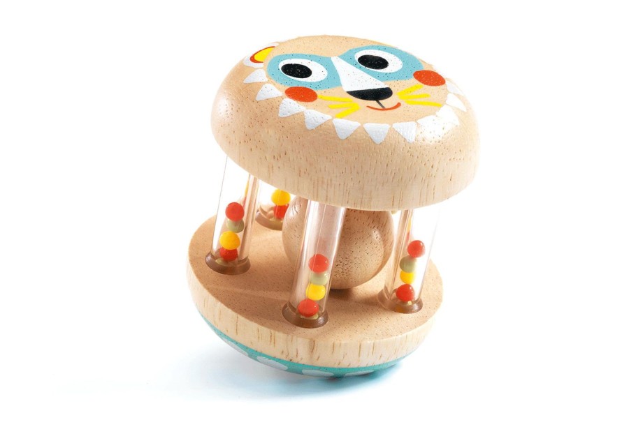 Toys Djeco Gifts Under £25 | Djeco Babyshaki Wooden Rattle