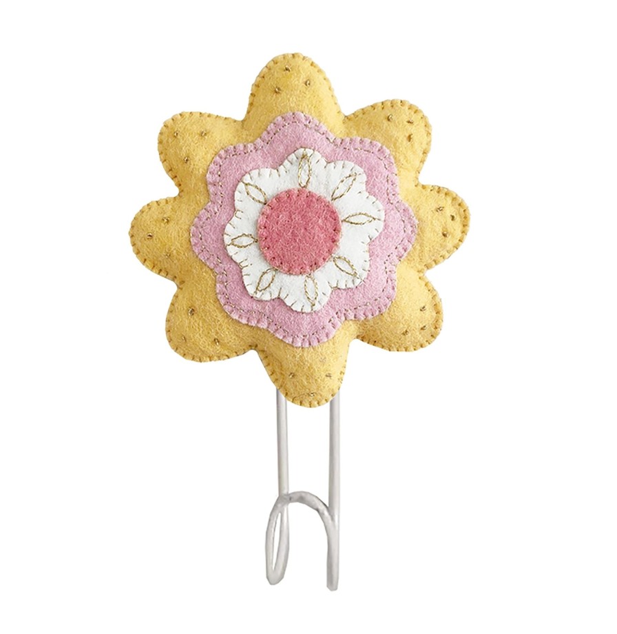 Interiors Chevron Down Icon Fiona Walker | Fiona Walker Flower Hook Yellow