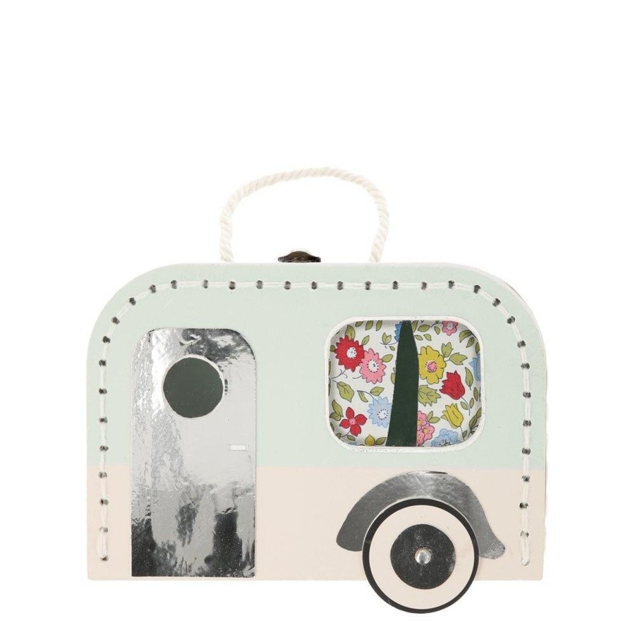 Interiors Chevron Down Icon Meri Meri | Meri Meri Caravan Bunny Mini Suitcase