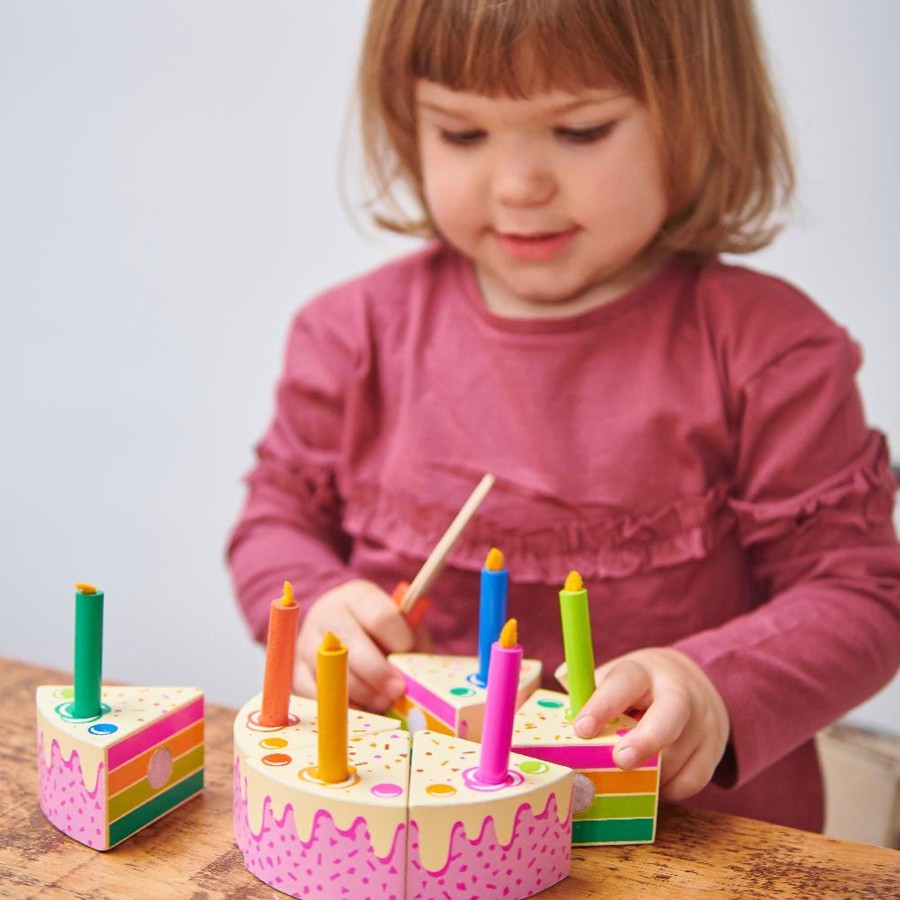 Toys Tender Leaf Toys Role Play | Tender Leaf Toys Rainbow Birthday Cake