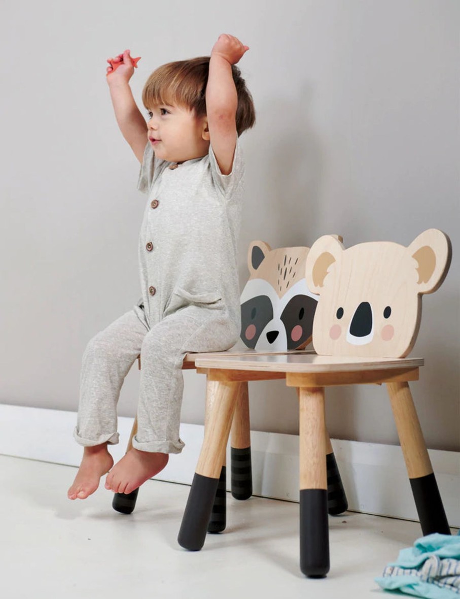 Toys Tender Leaf Toys Furniture And Play | Tender Leaf Toys Forest Raccoon Chair